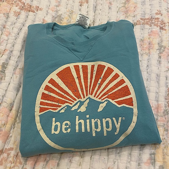 be hippy crewneck sweatshirt - Picture 2 of 5